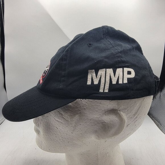 2012 Utah Fast Pass Black Embroidered Cap With MMP Logo Adjustable Strap Casual - Picture 2 of 9